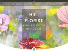 Tablet Screenshot of hillflorist.com